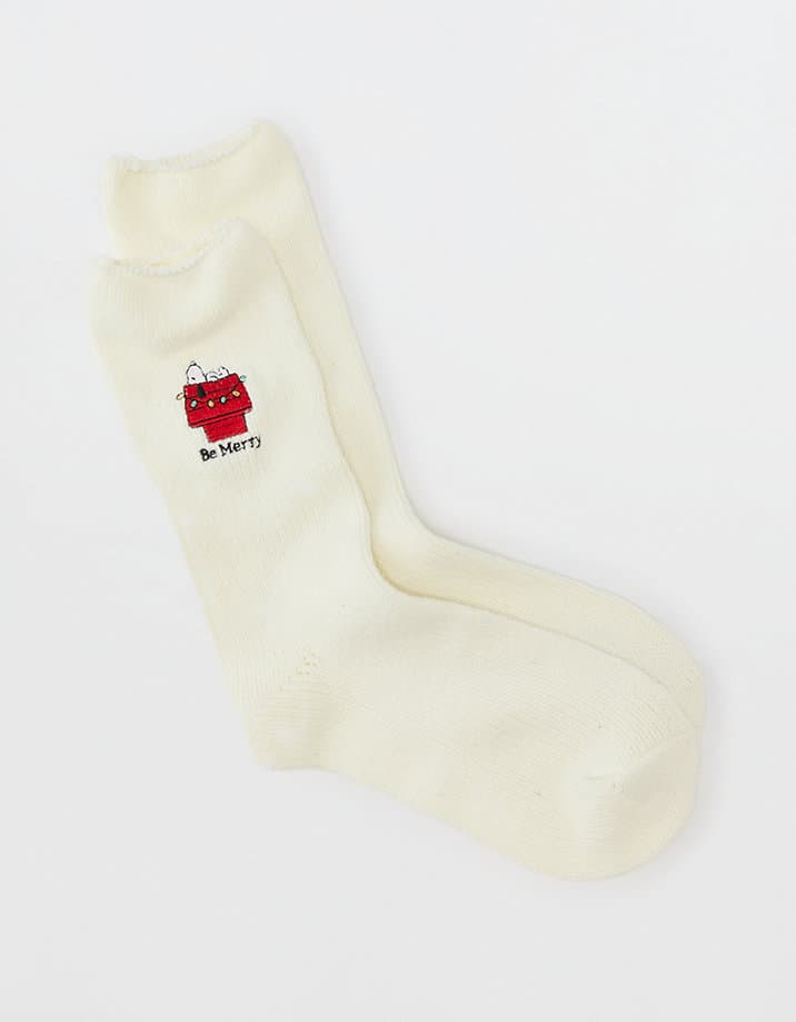 American Eagle Outfitters: AE Embroidered Peanuts Crew Socks