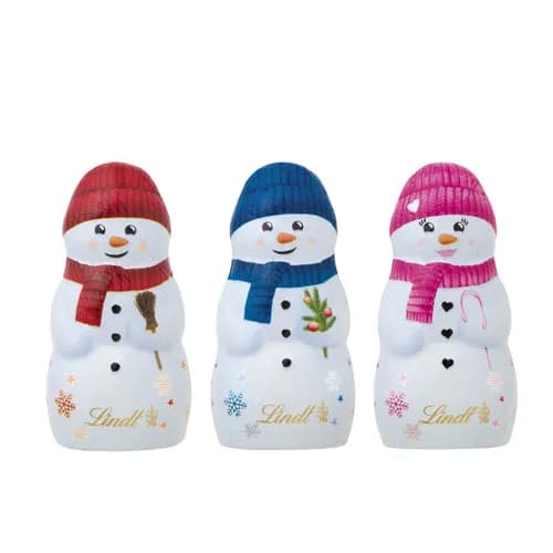 Lindt Chocolate: Milk Hollow Figure Snowmen