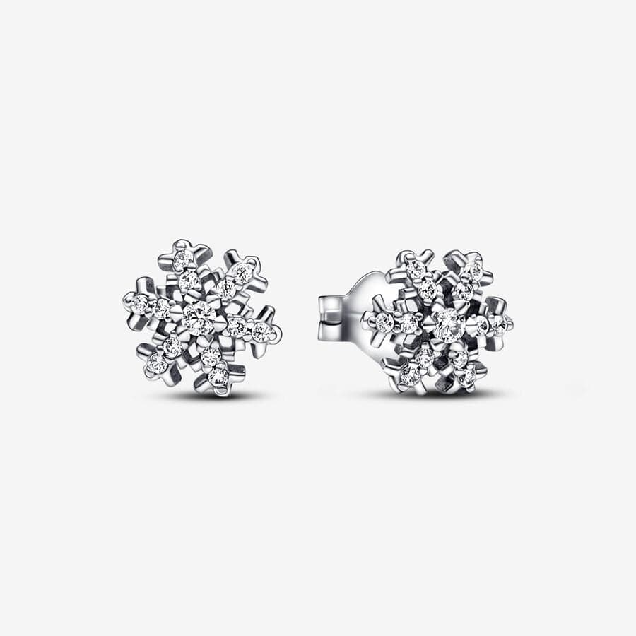 Pandora Jewelry Outlet: Sparkly Snowflake Earrings