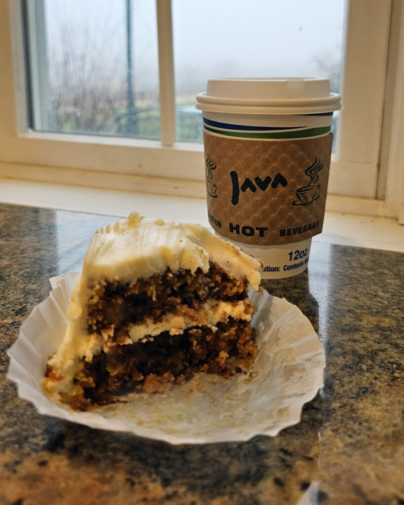 The Carrot Cake at the Jones Farm Bakery