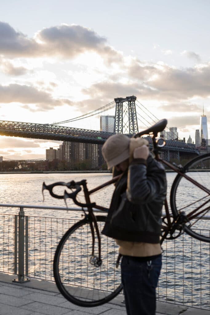 Biking in New York City Photo: Designed by Freepik