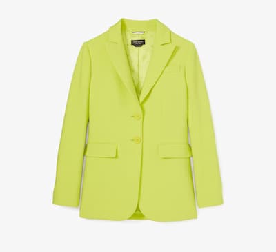 Kate Spade New York Outlet: Tech Twill Blazer, Wasabi | Photo: Kate Spade New York