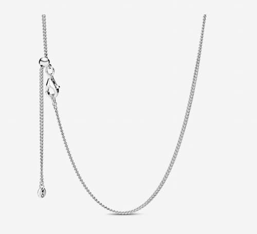 Pandora Outlet: Curb Chain Necklace, Sterling Silver | Photo: Pandora