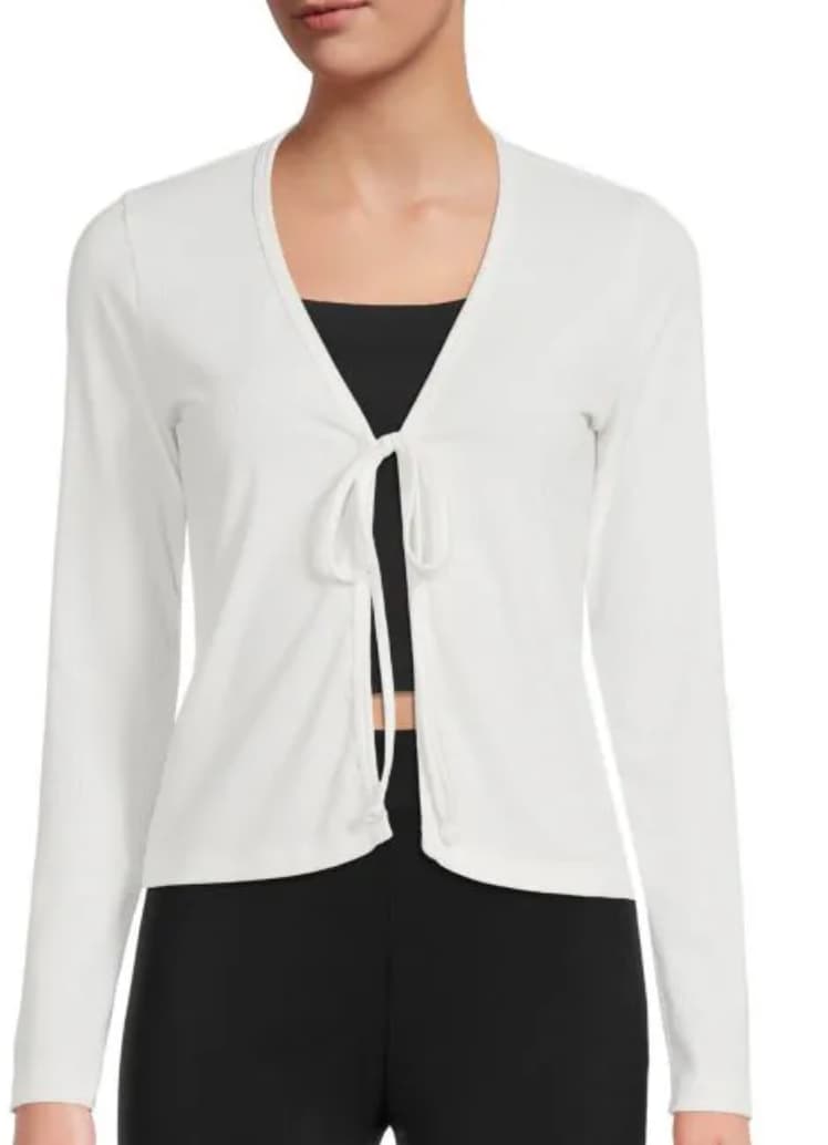 Saks-OFF-5TH-Tie-Front-Cardigan-In-Ivory