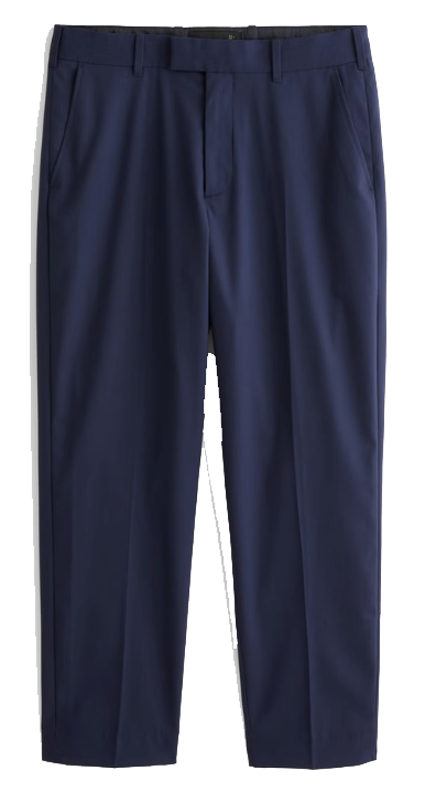 Abercrombie & Fitch A&F Collins Tailored Suit Pant in Navy Blue