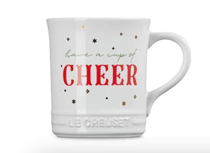 Le Creuset Cheer Collection Vancouver Mug in White