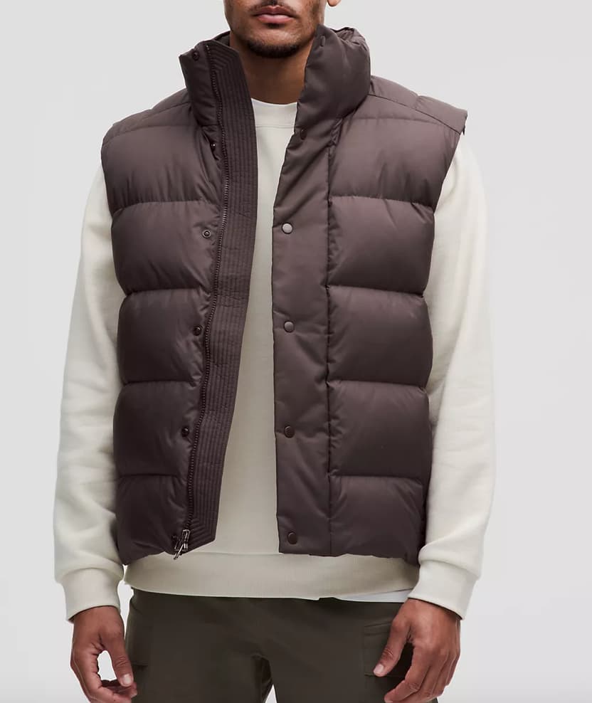 Lululemon Men’s Wunder Puff Vest in Espresso