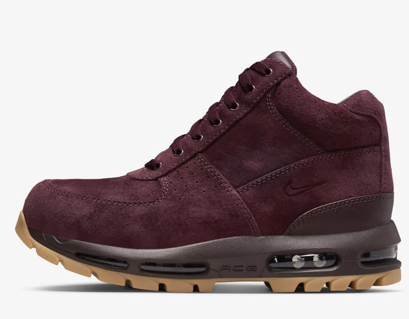 NIKE Factory Store Men’s Air Max Goadome Boots in Deep Burgundy